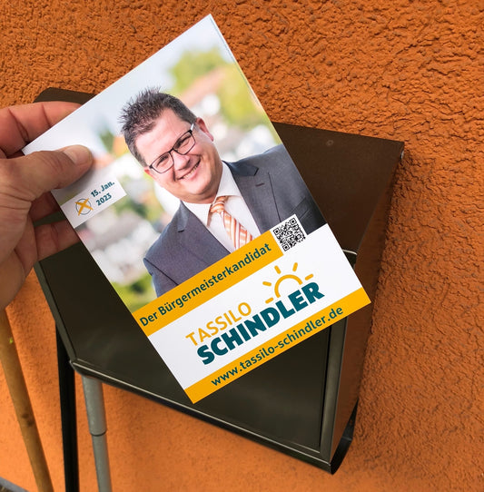 Ich hoffe, Sie finden alle meinen Infoflyer in Ihrem Briefkasten. 📬